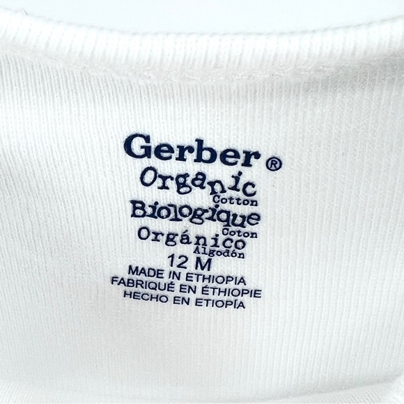 Gerber Organic Cotton NWOT Schitts Creek The Bébé Long Sleeve Onesies 12 Months - Picture 12 of 12